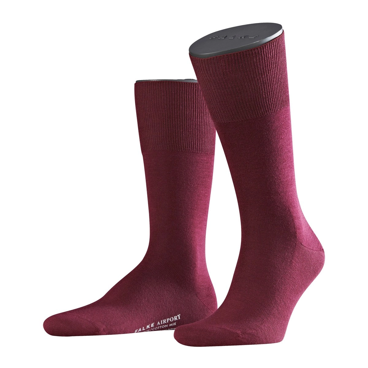 Sokken Falke Airport SO Bordeaux Rood 1 Sokken Falke Airport SO Bordeaux Rood