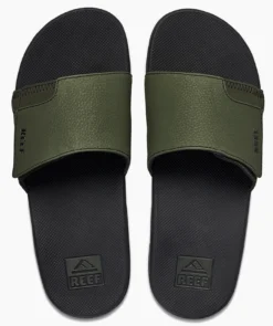 Slipper Reef Men Fanning Slide Dark Olive -StormGear Verkoop ci8475t