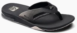 Slipper Reef Men Fanning Black Taupe Fade