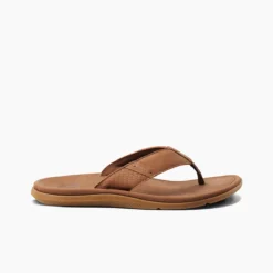 Slipper Reef Men Leather Santa Ana Brown -StormGear Verkoop cj2902rs