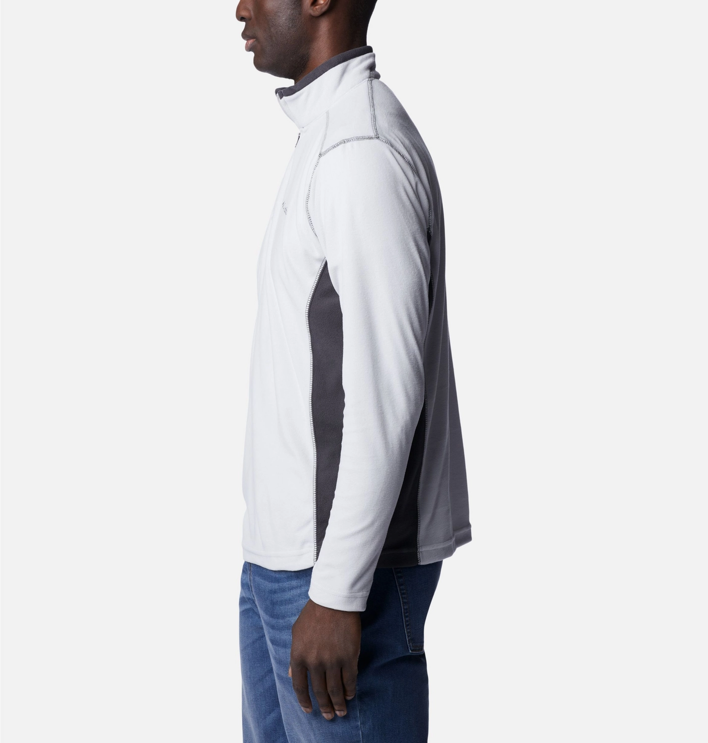 Longsleeve Columbia Men Klamath Range II Half Zip Nimbus Grey Shark 4 Longsleeve Columbia Men Klamath Range II Half Zip Nimbus Grey Shark - Afbeelding 4