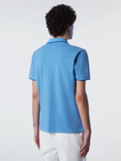 Polo North Sails Men SS Polo With Graphic Cornflower Blue -StormGear Verkoop hi res 692397 0819 msback1 750x