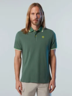 Polo North Sails Men SS Polo With Logo Military Green -StormGear Verkoop hi res 692417 0813 msfront1 750x