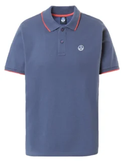 Polo North Sails Men SS Polo With Graphic Dark Denim