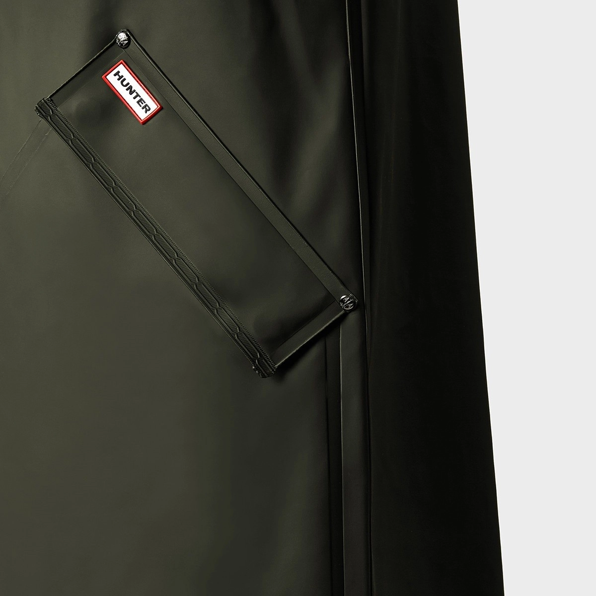 Regenjas Mens Original Rubber Hunting Coat Dark Olive Hunter 5 Regenjas Mens Original Rubber Hunting Coat Dark Olive Hunter - Afbeelding 5
