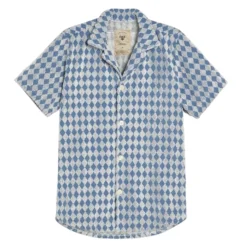 T-Shirt OAS Men Terry Navy Diamond